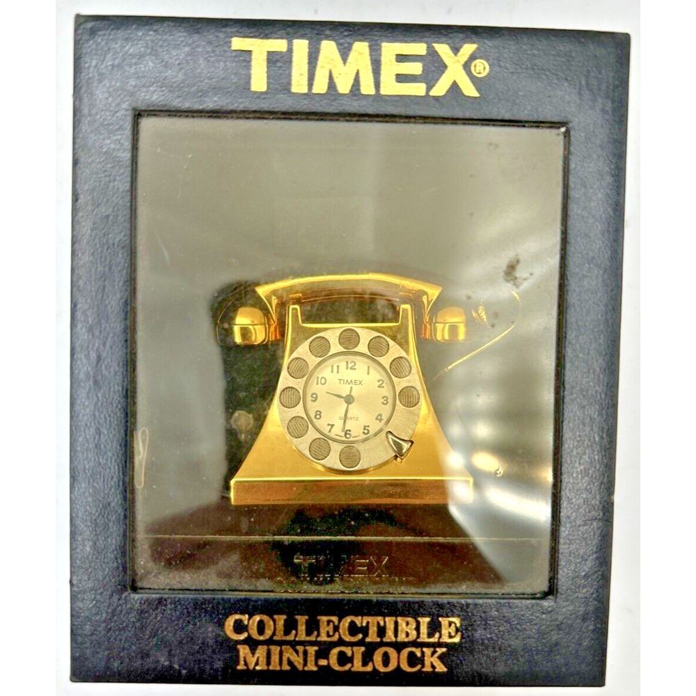 VINTAGE TIMEX MINI TELEPHONE COLLECTABLE WATCH NRMINT CONDITION